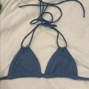 MONTCE slate blue bikini top size medium